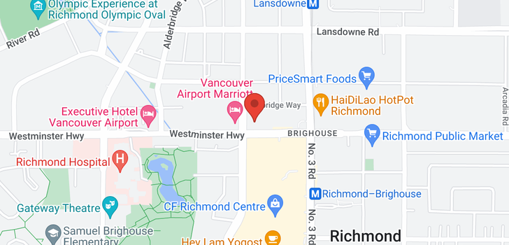 map of 130 7771 WESTMINSTER HIGHWAY